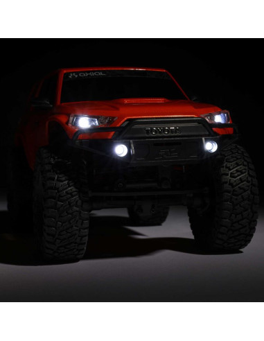 AXIAL Toyota 4Runner 4X4 RTR 1/24, cepillado (batería y cargador incluidos)NARANJA - Imagen 17