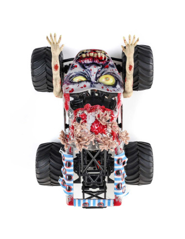LOSI MONSTER TRUCK cepillado Mini LMT Zombie 2S 4X4 RTR a escala 1/18 (batería y cargador incluidos), rojo - Imagen 12