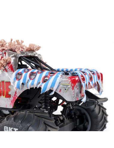 LOSI MONSTER TRUCK cepillado Mini LMT Zombie 2S 4X4 RTR a escala 1/18 (batería y cargador incluidos), rojo - Imagen 21