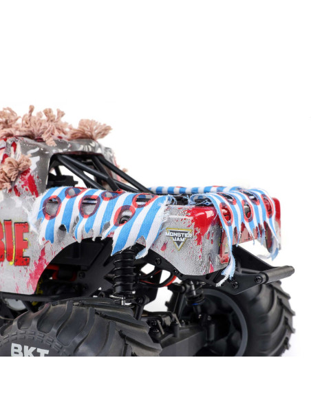 LOSI MONSTER TRUCK cepillado Mini LMT Zombie 2S 4X4 RTR a escala 1/18 (batería y cargador incluidos), rojo - Imagen 21