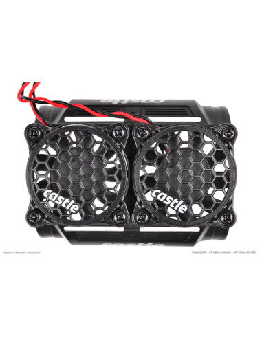 CC-011-0153-00 CASTLE VENTILADOR DOBLE CC V2 Motores serie 20 - Imagen 2