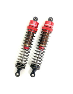 Absima 2330061 Amortiguador de aluminio de 125 mm para vehículos 1:8, rojo (2) - Imagen 1