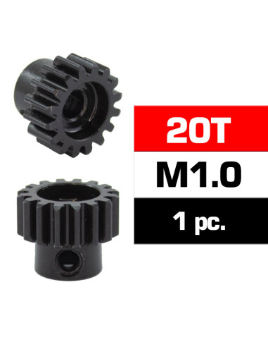 UR4310-20 PIÑÓN DE ACERO HSS M1.0 20T CON DIÁMETRO INTERIOR DE 5,0 mm - Imagen 1