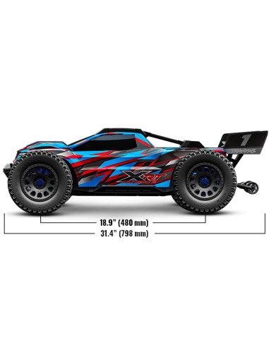 TRAXXAS XRT ULTIMATE AZUL X VXL 8S 4X4 RTR Edición Limitada 1/7 - Imagen 5