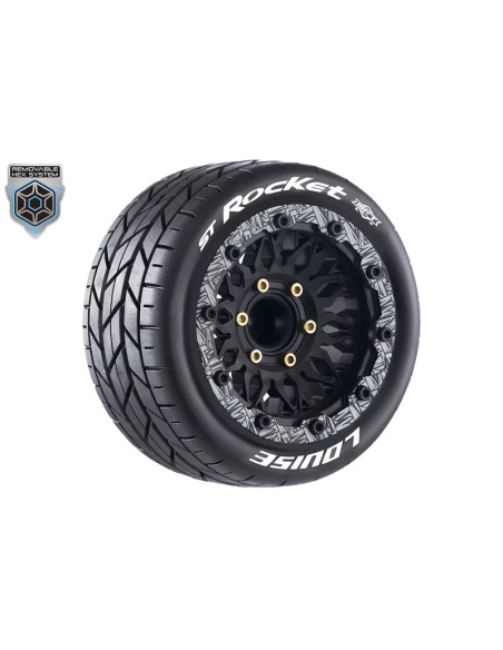 Louise RC - MFT - ST-ROCKET Juego de neumáticos 14 mm y 17 mm 1/10 MONTADO LR-T3311SX - Imagen 2