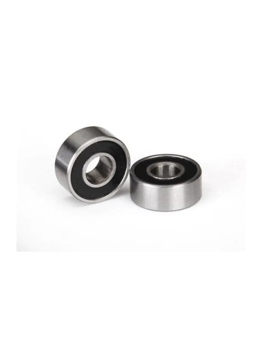 Rodamientos de bolas, sellados con caucho negro (4x10x4 mm) (2) - Imagen 1