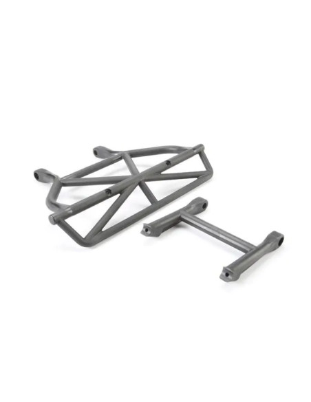 TRX5836 Parachoques trasero/montaje de parachoques trasero (negro) - Imagen 1