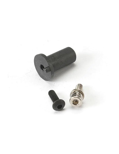 TRX5661 Poste de bisagra de montaje del motor/ 4 x 12 mm BCS (1)/ 4 x 10 mm CS con división - Imagen 1