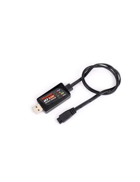 TRX9767Cargador, iD Balance, USB (LiPo de 2 celdas y 7,4 voltios con conector iD únicamente) - Imagen 1