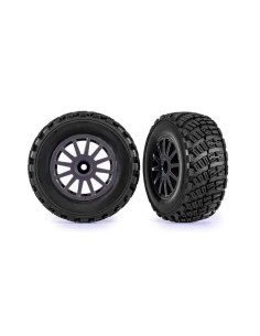 TRX7473-GRAY Neumáticos y ruedas, ensamblados, pegados  (2) (clasificación TSM) - Imagen 1