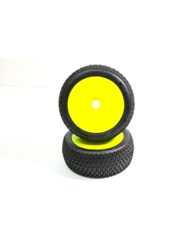 AB2520021 NEUMATICO TODOTERRENO  buggy "disc/Dirt" amarillo 1:8 2 unid. todoterreno neumáticos - Imagen 1