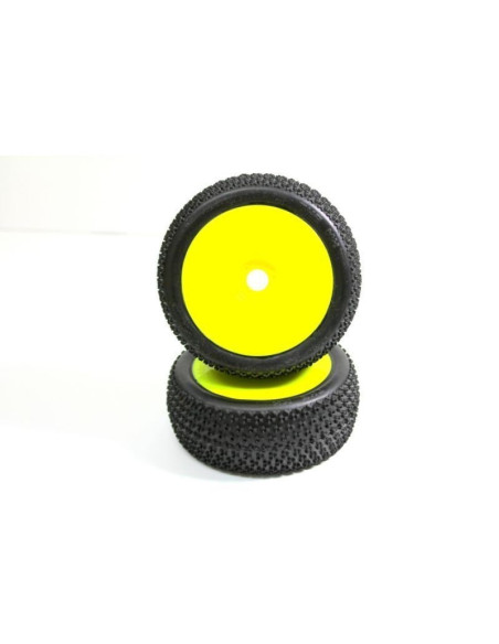 AB2520021 NEUMATICO TODOTERRENO  buggy "disc/Dirt" amarillo 1:8 2 unid. todoterreno neumáticos - Imagen 1