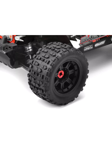 C-00180-632 TEAM Corally XP4S MT Neumáticos Grabber Llantas negras pegadas 1 par - Imagen 2