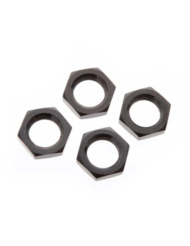 AR310449 Tuerca de rueda de aluminio de 17 mm negra (4) - Imagen 1