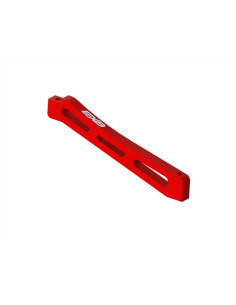 Refuerzo central delantero de chasis de aluminio, 98 mm, rojo: EXB - Imagen 1