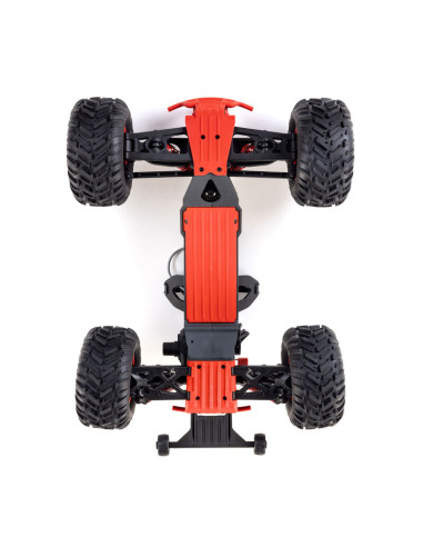 PACK ARRMA CAMION MONSTRUO QUAKE 223S BRUSHLESS DSC 2WD RTR 1/10 ROJO+BATERIA Y CARGADOR - Imagen 10