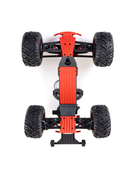 PACK ARRMA CAMION MONSTRUO QUAKE 223S BRUSHLESS DSC 2WD RTR 1/10 ROJO+BATERIA Y CARGADOR - Imagen 10