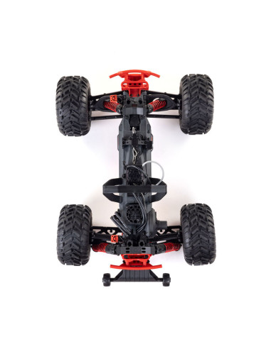 PACK ARRMA CAMION MONSTRUO QUAKE 223S BRUSHLESS DSC 2WD RTR 1/10 ROJO+BATERIA Y CARGADOR - Imagen 12