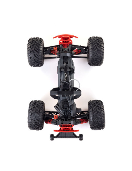 PACK ARRMA CAMION MONSTRUO QUAKE 223S BRUSHLESS DSC 2WD RTR 1/10 ROJO+BATERIA Y CARGADOR - Imagen 12