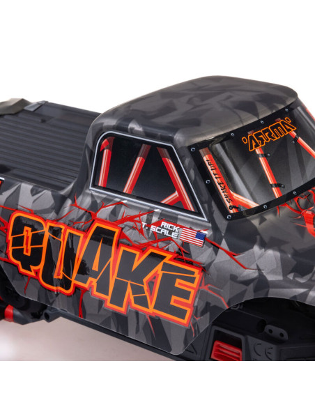 PACK ARRMA CAMION MONSTRUO QUAKE 223S BRUSHLESS DSC 2WD RTR 1/10 ROJO+BATERIA Y CARGADOR - Imagen 14