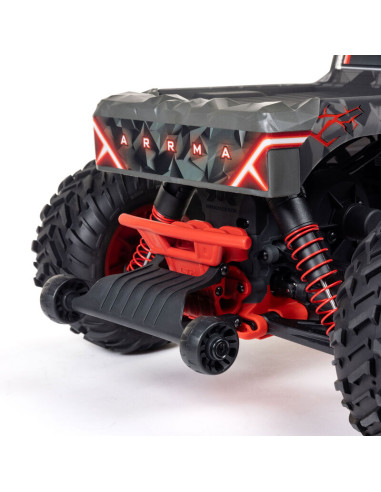 PACK ARRMA CAMION MONSTRUO QUAKE 223S BRUSHLESS DSC 2WD RTR 1/10 ROJO+BATERIA Y CARGADOR - Imagen 15