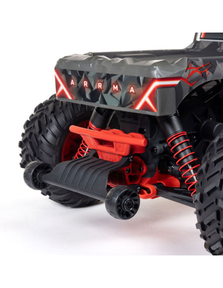 PACK ARRMA CAMION MONSTRUO QUAKE 223S BRUSHLESS DSC 2WD RTR 1/10 ROJO+BATERIA Y CARGADOR - Imagen 15