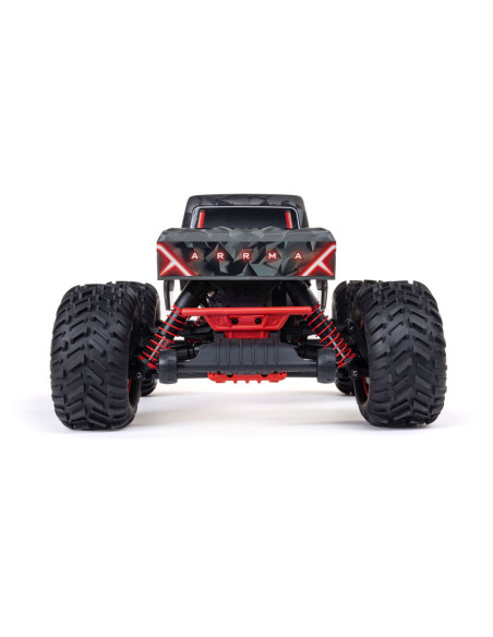 PACK ARRMA CAMION MONSTRUO QUAKE 223S BRUSHLESS DSC 2WD RTR 1/10 ROJO+BATERIA Y CARGADOR - Imagen 7