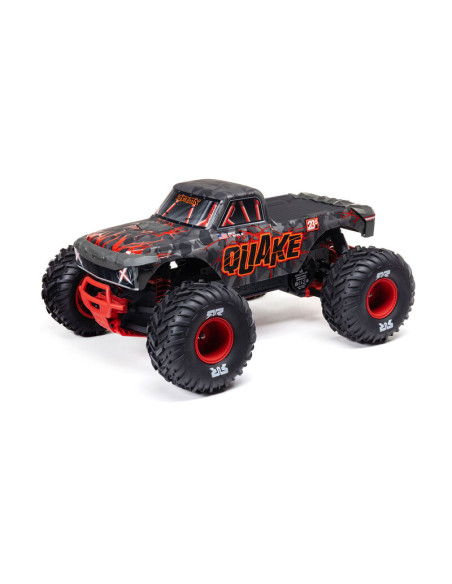 PACK ARRMA CAMION MONSTRUO QUAKE 223S BRUSHLESS DSC 2WD RTR 1/10 ROJO+BATERIA Y CARGADOR - Imagen 4