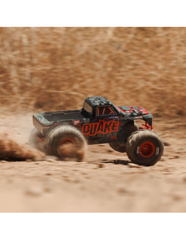 PACK ARRMA CAMION MONSTRUO QUAKE 223S BRUSHLESS DSC 2WD RTR 1/10 ROJO+BATERIA Y CARGADOR - Imagen 21
