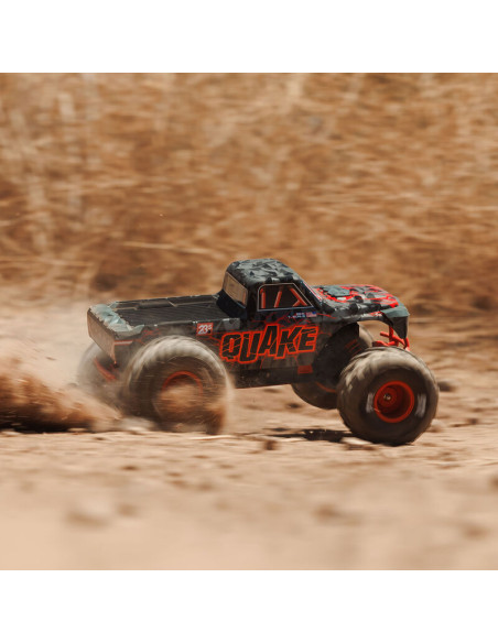 PACK ARRMA CAMION MONSTRUO QUAKE 223S BRUSHLESS DSC 2WD RTR 1/10 ROJO+BATERIA Y CARGADOR - Imagen 21