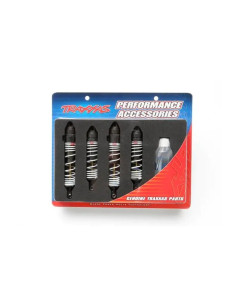 Amortiguadores Big Bore, Slash (aluminio T6 anodizado duro y recubierto de teflón, TRX5862) - Imagen 1