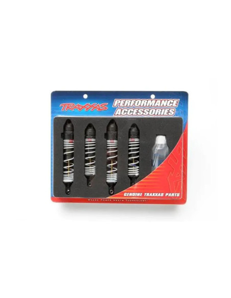 Amortiguadores Big Bore, Slash (aluminio T6 anodizado duro y recubierto de teflón, TRX5862) - Imagen 1