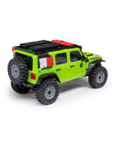 AXIAL SCX30 Jeep Wrangler JLU 4X4 RTR, 1/30 cepillado (batería y cargador incluidos)verde - Imagen 4
