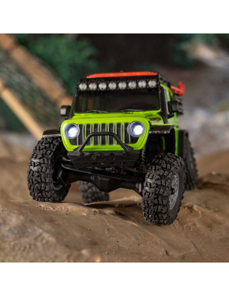 AXIAL SCX30 Jeep Wrangler JLU 4X4 RTR, 1/30 cepillado (batería y cargador incluidos)verde - Imagen 9