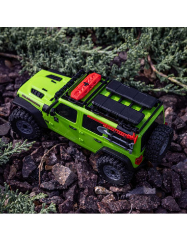 AXIAL SCX30 Jeep Wrangler JLU 4X4 RTR, 1/30 cepillado (batería y cargador incluidos)verde - Imagen 11