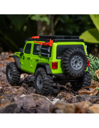 AXIAL SCX30 Jeep Wrangler JLU 4X4 RTR, 1/30 cepillado (batería y cargador incluidos)verde - Imagen 12