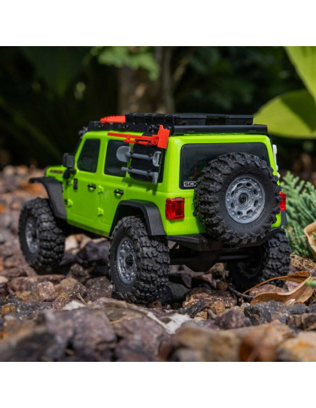 AXIAL SCX30 Jeep Wrangler JLU 4X4 RTR, 1/30 cepillado (batería y cargador incluidos)verde - Imagen 12