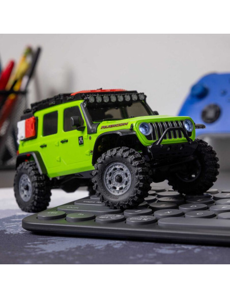 AXIAL SCX30 Jeep Wrangler JLU 4X4 RTR, 1/30 cepillado (batería y cargador incluidos)verde - Imagen 14