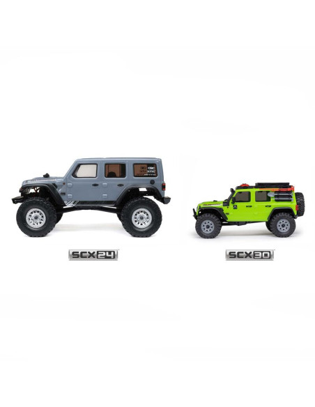 AXIAL SCX30 Jeep Wrangler JLU 4X4 RTR, 1/30 cepillado (batería y cargador incluidos)verde - Imagen 22