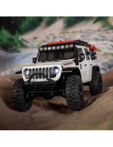 AXIAL Jeep Wrangler JLU 4X4 RTR, 1/30 cepillado (batería y cargador incluidos)BLANCO - Imagen 9