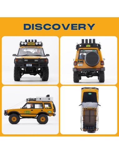 FMS Land Rover Discovery 1st-Gen FCX10 Camel Edición 4x4 1/10 RTR Escobillas - Imagen 3