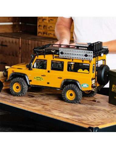 FMS Land Rover Defender 110 FCX10 Camel Edición 4x4 1/10 RTR Escobillas - Imagen 5