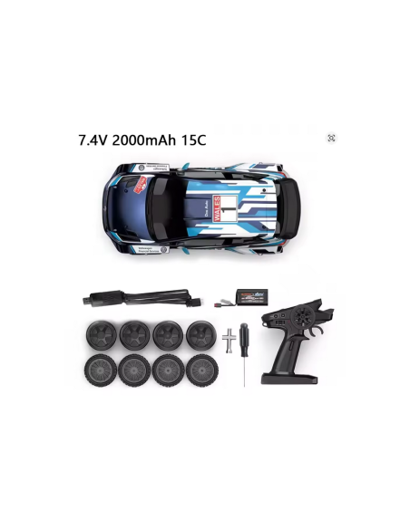 Hyper Go Rally Volkswagen Polo R WRC 1/14 Brushless con giróscopo - Imagen 10