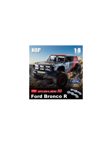 ALLROCK H8P Ford Bronco 1:8  RC Crawler Climbing Truck(INCLUYE BATERIA Y CARG) - Imagen 11