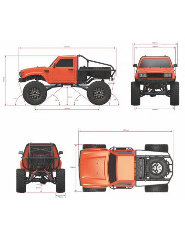 KIT Cross RC SR-4C DEMON Crawling 1/10 VERSION C - Imagen 5