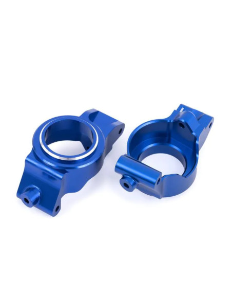 Bloques de ruedas (cubos en C), aluminio 6061-T6 (anodizado azul), izquierdo y derecho - Imagen 1