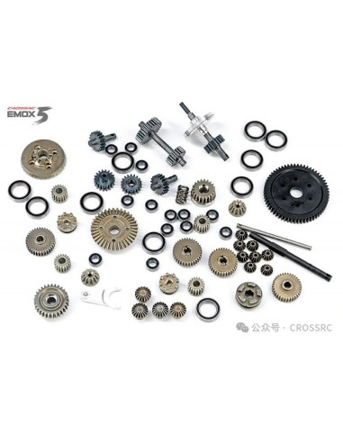 CROSS Kit de arrastre  EMOX5 1/8 RTR Brushless (gris oscuro) - Imagen 5