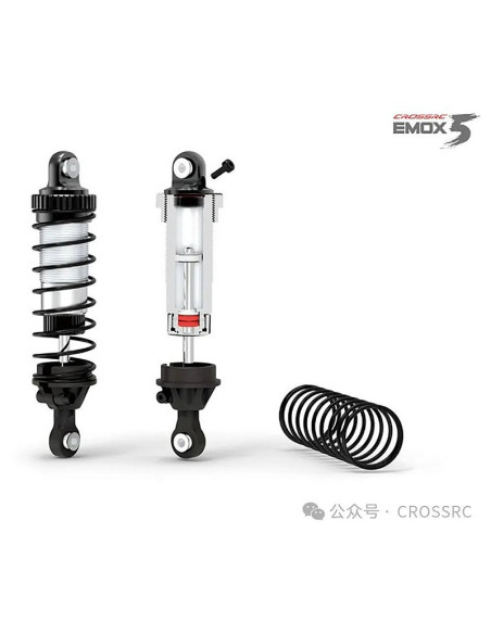 CROSS Kit de arrastre  EMOX5 1/8 RTR Brushless (gris oscuro) - Imagen 6