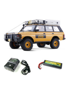 PACK FMS Range Rover FCX10 Camel Edición 4x4 1/10 RTR +BATERIA Y CARGADOR - Imagen 1