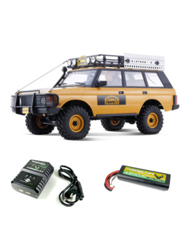 PACK FMS Range Rover FCX10 Camel Edición 4x4 1/10 RTR +BATERIA Y CARGADOR - Imagen 1